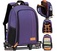 TARION Mochila para cámara - Mochila fotográfica SLR Mochila DSLR pequeña, Impermeable, Liviana y compacta, con Compartimento para computadora portátil de 15 Pulgadas y Cubierta para la Lluvia