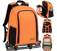 TARION Mochila para cámara - Mochila fotográfica SLR Mochila DSLR pequeña, Impermeable, Liviana y compacta, con Compartimento para computadora portátil de 15 Pulgadas y Cubierta para la Lluvia
