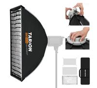 TARION Rectangular Softbox Bowens Anillo: Caja de Luz Rectangular Plegable 60x90cm con Difusor y Bolsa de Transporte para Estudio FotográficoA