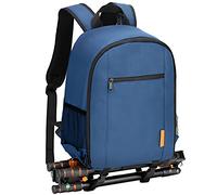 TARION TBS Mochila para cámara Mochila pequeña SLR Photo Mochila impermeable para cámara Mochila ligera y compacta para cámara con cubierta para la lluvia (azul)