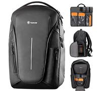 TARION ZONE Mochila para cámara Bolsa para cámara de gran capacidad con compartimento para computadora portátil de 15.6 '' Mochila profesional impermeable para fotografía