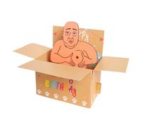 Tarjeta 3D Pop-Up Humorística Cumpleaños Papel 15x13cm 12g - Postal Creativa Explosiva Para Mujeres, Hombres, Niños, Familia & Amigos, Regalo Único