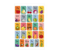 Tarjeta Abc,Cartel de letras del para pared de aula - Juguete Educativo Autoadhesivo, Decoración Interactiva de Pared Para Educación En El Hogar, Aula & Habitación Infantil