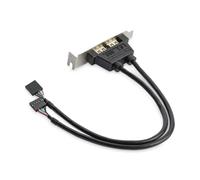 Tarjeta Adaptador USB 2.0 StarTech.com Perfil Bajo 2 Puertos IDC
