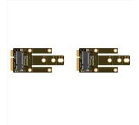 Tarjeta adaptadora 2X MPCIE a ranura de expansión KEY-B Tarjeta adaptadora MINIPCI-E a M.2 NGFF NIC Interfaz WIFI a tarjeta adaptadora M A