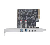 Tarjeta adaptadora de 5 puertos PCIE USB 3.2 Gen 2 de alta velocidad con interfaces USB y tipo C para convertidores PCIe de uso amplio tipo C y puerto tipo A