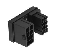 Tarjeta Adaptadora de Corriente GPU, Carcasa de ABS, Conector PCIe GPU de 8 Pines, Ampliamente Compatible para Chasis (Black)
