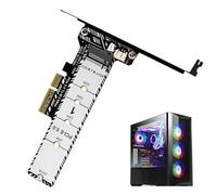 Tarjeta Adaptadora De Disco Duro,Adaptador de PCIe 5.0 a M.2 para PC,Tarjeta Adaptadora Para Unidad De Respaldo Y Transferencia De Datos Con Disipador Termico - PC Escritorio Estación Trabajo Almacena