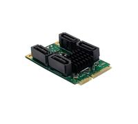 Tarjeta Adaptadora de Disco Duro PCIe una 4 Puertos SATA3.0 6Gbps PCI Express una Tarjeta de ExpansióN del Controlador 3,1