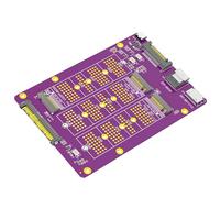 Tarjeta adaptadora de discos duros eficientes con interfaces SFF 8611 SFF 8654 y 8639 integradas para uso con diseño de disipación de calor
