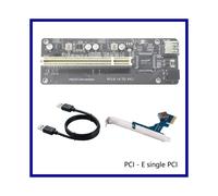 Tarjeta Adaptadora de ExpansióN PCI-E una PCI ASM1083 Compatible con Captura Sonido Paralela Golden Tax