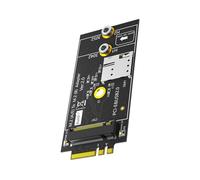 Tarjeta adaptadora de llave B a A+E con ranura para tarjeta para módulo 3G LTE USB 2.0 PCIE B-Key 3042 3052 convertidores de ranura para tarjetas