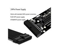 Tarjeta Adaptadora Elevadora Oculink SFF-8612 A PCI-e 4.0 X16 con Cable, Fuente de Alimentación de 24 Pines para Extensión Estable de Alta Velocidad