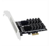 Tarjeta adaptadora M.2 a PCIE PCIe X1/X4/X8/X16 Matriz de discos duales M2 extendida