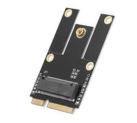 Tarjeta adaptadora M.2 NGFF a PCI-E, Mini convertidor inalámbrico de Tarjeta de Red WiFi Bluetooth para computadora portátil Mini PCI-E Local Wire 2000 XP Vista 32 64 7 8 10 Linux, etc.
