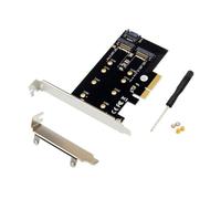 Tarjeta adaptadora MicroConnect MC-PCIE-SSDADAPTER PCI Express x4 a M.2 NVMe B/M negro