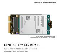 Tarjeta adaptadora MPCIE a ranura de expansión KEY-B MINIPCI-E M.2 NGFF NIC WIFI Interfaz MA