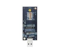 Tarjeta Adaptadora NGFF Key-B A USB 3.0 con Ranura para SIM. Placa Adaptadora de Prueba de Módulo WWan Compatible con Tarjetas de Red 3G/4G/5G.