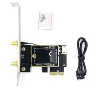 Tarjeta adaptadora NGFF M.2 a PCIE PCIE compatible con tarjeta de red inal?mbrica