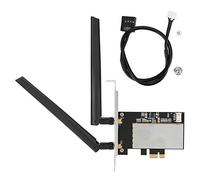 Tarjeta adaptadora NGFF M2 a PCIE, convertidor de Red inalámbrica, Compatible con AX200 9260 8265 1650A, convertidor de Interfaz NGFF a PCI - E con Conector USB de 9 Pines para