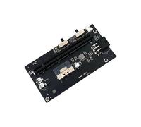 Tarjeta Adaptadora Oculink SFF-8654 A PCIe X8 para GPU Alimentada por CC 12V, Compatible con Cable PCIe 4.0 y 3.0
