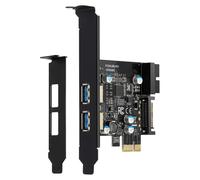 Tarjeta adaptadora PCI-E a USB 3.2, tarjeta de expansión PCI Express (PCIe) de 5 Gbps, concentrador USB 3.0 interno PCI Express