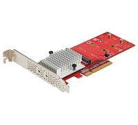 Tarjeta Adaptadora PCI-Express Dual M.2 SSD - PEX8M2E2
