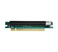 Tarjeta adaptadora PCIE 16X de 90 grados PciE PciExpress 16X Extender Protector Tarjeta adaptadora para chasis de PC 1U PC Hardware Componente Side Soldadura Bolsa de burbujas Embalaje