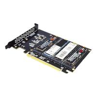 Tarjeta adaptadora PCIe a NVME de 4 puertos PCIe X16 a NVME, PCIExpress X16 VROC SSDs tarjeta adaptadora