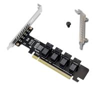 Tarjeta adaptadora PCIE a U.2, PCIE X16 a 4 puertos U.2 NVME SFF-8643 SFF-8639 tarjeta de expansión