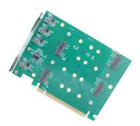 Tarjeta adaptadora PCIe4.0 de velocidad rápida compatible con ranuras X16 para constructores de PC y especialistas en TI NVMe a tarjeta adaptadora PCIe