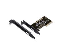 Tarjeta Adaptadora PCIe4.0 X4 A SFF-8611/8612. Interfaz de Expansión Externa de Alta Velocidad PCIe X4 4.0. Chasis de Soporte Externo.
