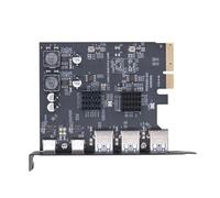 Tarjeta adaptadora PCIEx4 a USB 3.0 de 5 puertos para computadoras de escritorio, tarjeta de expansión USB PCIE de transferencia rápida, accesorio para computadora de escritorio