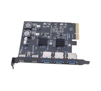 Tarjeta adaptadora PCIEX4 a USB 3.0 tipo C de 5 puertos para computadoras de escritorio de transferencia rápida