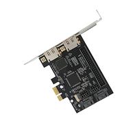 Tarjeta Adaptadora SATa IDE PCI Express, Tarjeta Adaptadora de Controlador PCIe de 2 Puertos a SATa ESATa IDE, Compatible con Discos Duros ATA, Velocidad de 3 GB/s