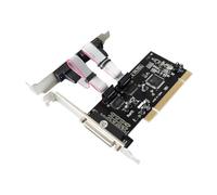 Tarjeta adaptadora serie-paralelo PCI To2S1P PCI To2Ports RS232COM DB9DB25port Converter Card MCS9865Chipset