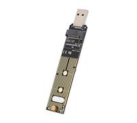 Tarjeta adaptadora SSD, Placa adaptadora M.2 NVME SSD a USB, Chip Puente USB 3.1 Gen 2 de 10 Gbps, Adecuado para 970 Series / 960 Series/WD Black/Intel/Key NVME SSD