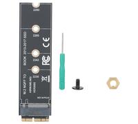 Tarjeta adaptadora Unidad de estado sólido ABS negra apta para Air 2013 2017 M.2 NVME PCIE3.0 Mano de obra fina Rendimiento estable para A1465 A1466