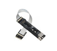 Tarjeta Adaptadora WWAN M.2 e Key A M.2 Key-B con Ranura SIM, Compatible con Módulos 3G/4G/5G y Señales USB/PCI-e