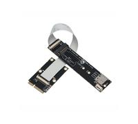 Tarjeta Adaptadora WWAN PCI-e A M.2 Key-B con Ranura SIM, Compatible con Módulos 3G/4G/5G y Señales USB/PCI-e