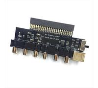 Tarjeta amplificadora de vídeo RGBS Salida de señal RGBS Salida de audio para PC Engine Grafx para Grafx TV Convertidor RGBS AC