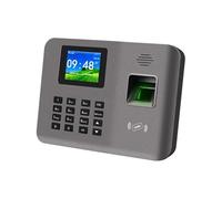 Tarjeta Biométrica De Tiempo Asistencia Huellas Dactilares 2,4 Pulgadas TCP/IP/USB Software Dispositivo Registro/Salida Empleado Reloj eficiente