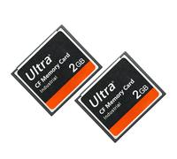 Tarjeta CF de alta velocidad Ultra 2GB Compact Flash Tarjeta de memoria original SLR 2GB (2 unidades)