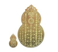 Tarjeta China de Tai Sui - Amuleto de Cobre de la Buena 2026,Diseño de Calabaza para la Seguridad en Año Nuevo - Para Niños Amigos Familia Hogar Oficina Coche Viaje Vacaciones Festival De Primavera