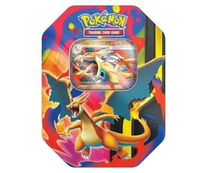 Tarjeta coleccionable de Pokémon TCG: Mega Charizard Tin