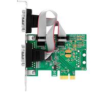 Tarjeta combinada PCI-E a serie dual RS232 PCI para tarjeta adaptadora Express PCIe de 2,5 Gb/s