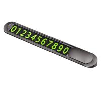 Tarjeta con números de teléfono para paradas tempo Tarjeta luminosa for número de teléfono de estacionamiento temporal de coche, paquete multicolor de 2(Color12)