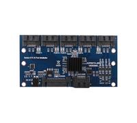 Tarjeta Controlador Madre Sata De ExpansiÓN 1 A 5 Puertos Sata3.0 6 Gbps Multiplicador Adaptador Vertical Puerto Para Computadora