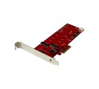 Startech Tarjeta Expansión Pci-e Pex2m2 M.2 2 Puertos One Size Red
