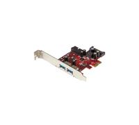 Tarjeta controladora PCI Express de 4 puertos USB 3.0 - STARTECH - 2 externos 2 internos